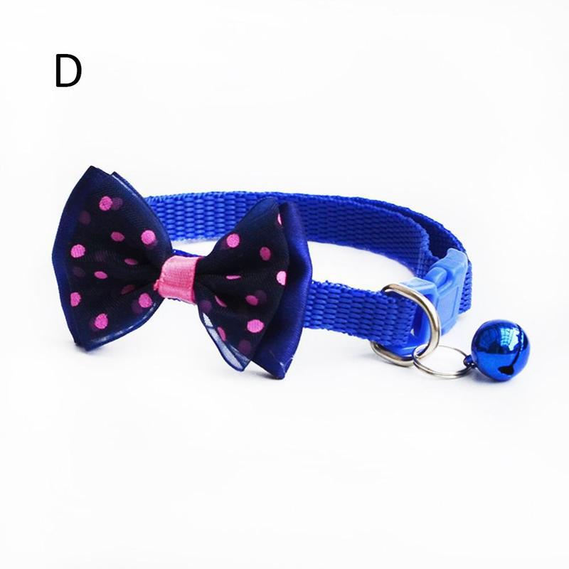 Misterolina katte hunde butterfly krave justerbar klokke slips halsbånd dejlige katte hund hvalp butterfly halsbånd kæledyrsartikler peq 2196: D