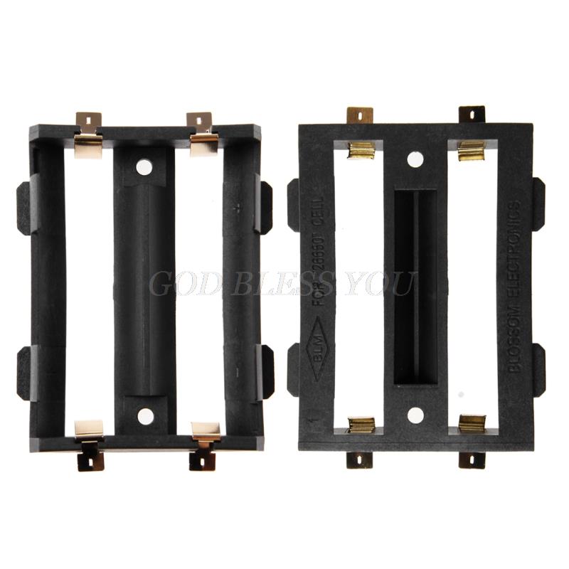 Selbstgebauter batteriebehälter aus 3.7v -bauteilen für 2x 26650 akkus mit 4 pins
