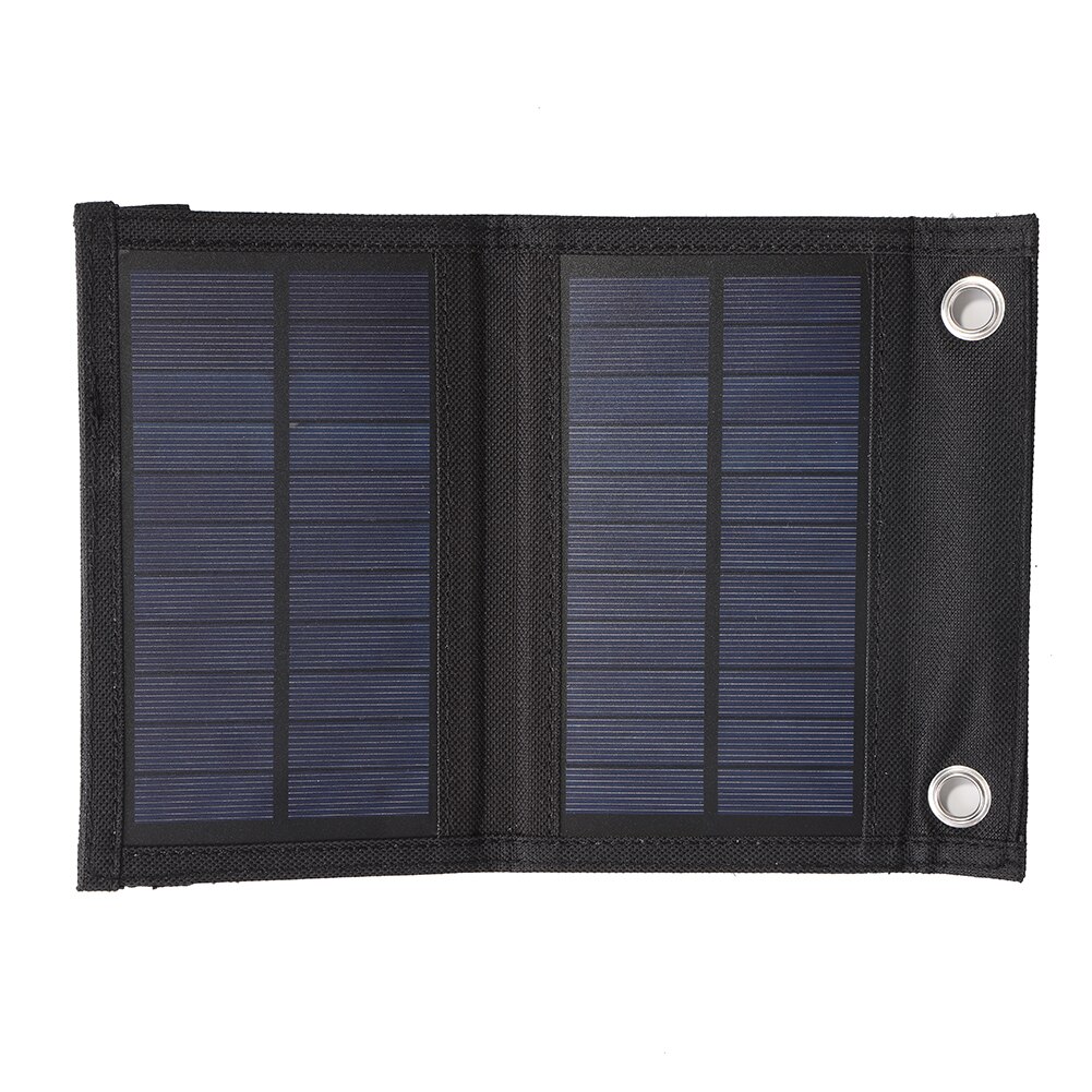 Waterproof Folding 6W Power Bank Charger Solar Cells Battery Pack 5V USB Portable Solar Panels for Mobile Phone with Carabiner: Digital Camouflage