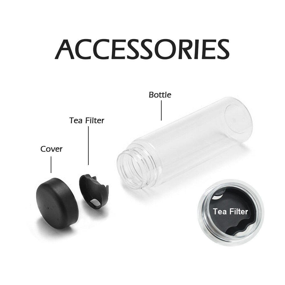 My bottle Plastic Sport Water Bottle 500ml style Heat resistant Leakproof color lovers travel Water Bottles PC material