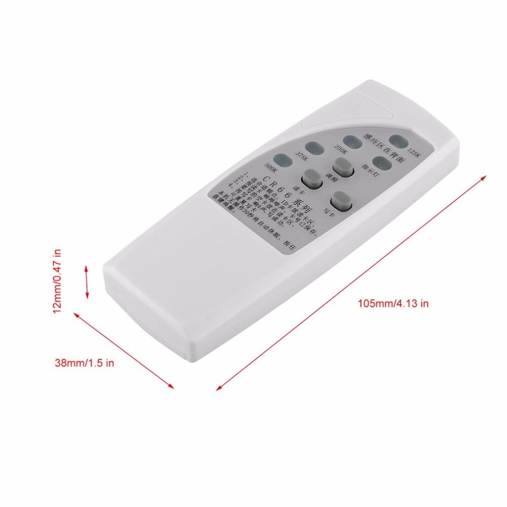 RFID ID Card Copier 125/250/375/500 KHz CR66 RFID Scanner Programmer Reader Writer Duplicator With light Indicator Sensitive