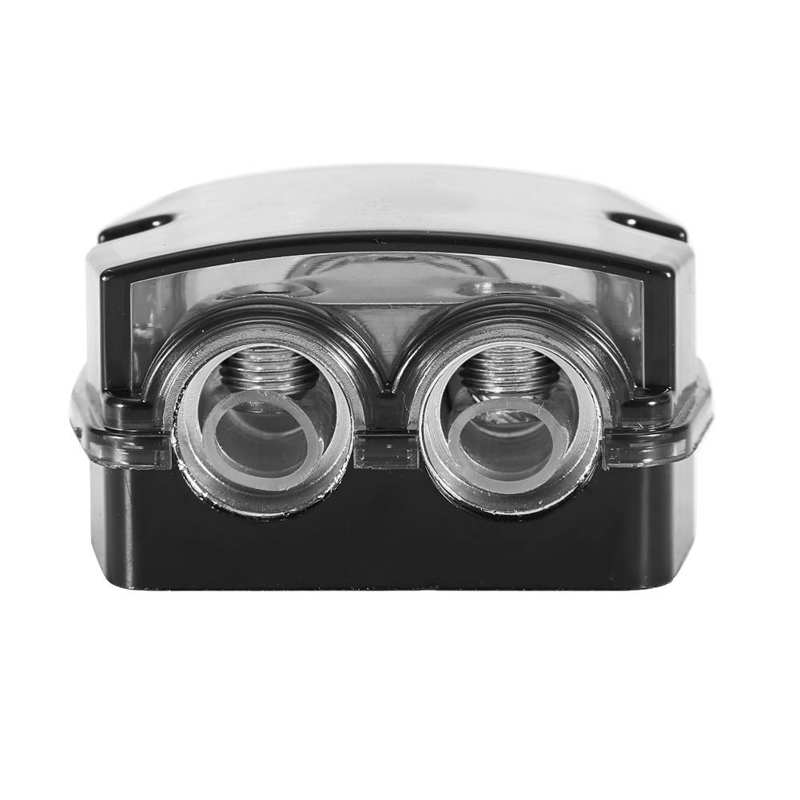 Car Audio Power Supply Distribution 1*0GA In 2*0GA Out Block Splitter