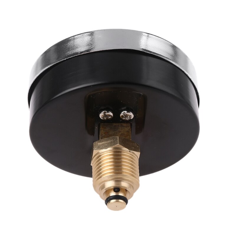 Reliable Dual Scale Mechanical Manometer Axial Temperature and Pressure Gauge for Y75 Temperature Display Instrument