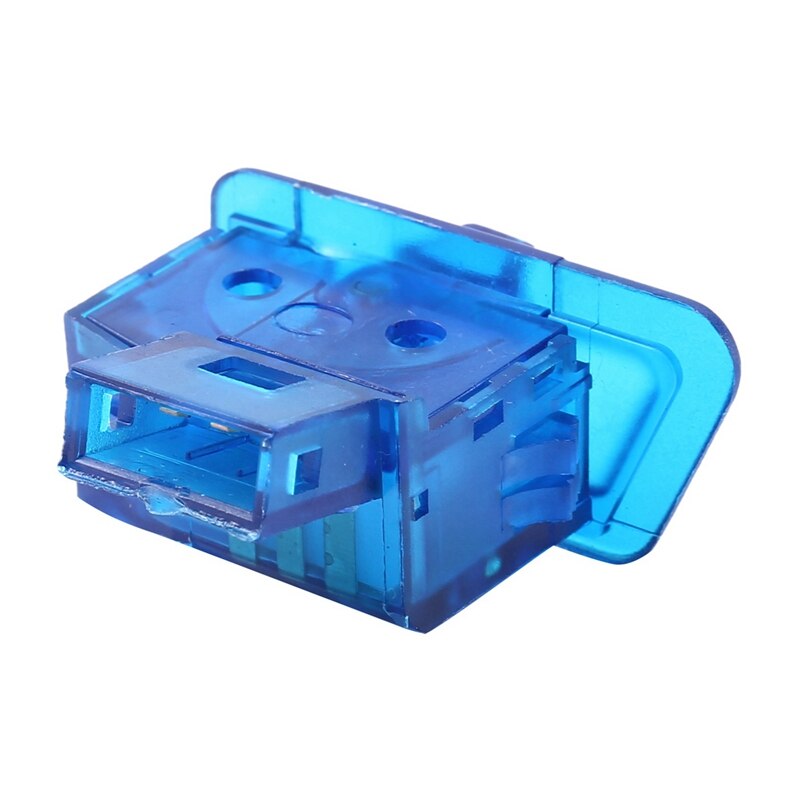 Juego de 2 botones de interruptor de bocina de motocicleta, intermitentes para Honda DIO ZX AF27 AF28 AF34 AF35, azul y naranja