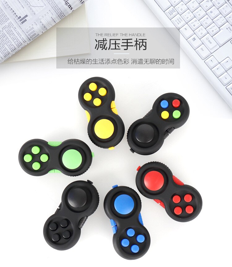 ZK30 Fidget Pad Stress Relief Squeeze Fun Hand Interactive Toy Office Children Molar Antistress Toy For Adults Children Kids