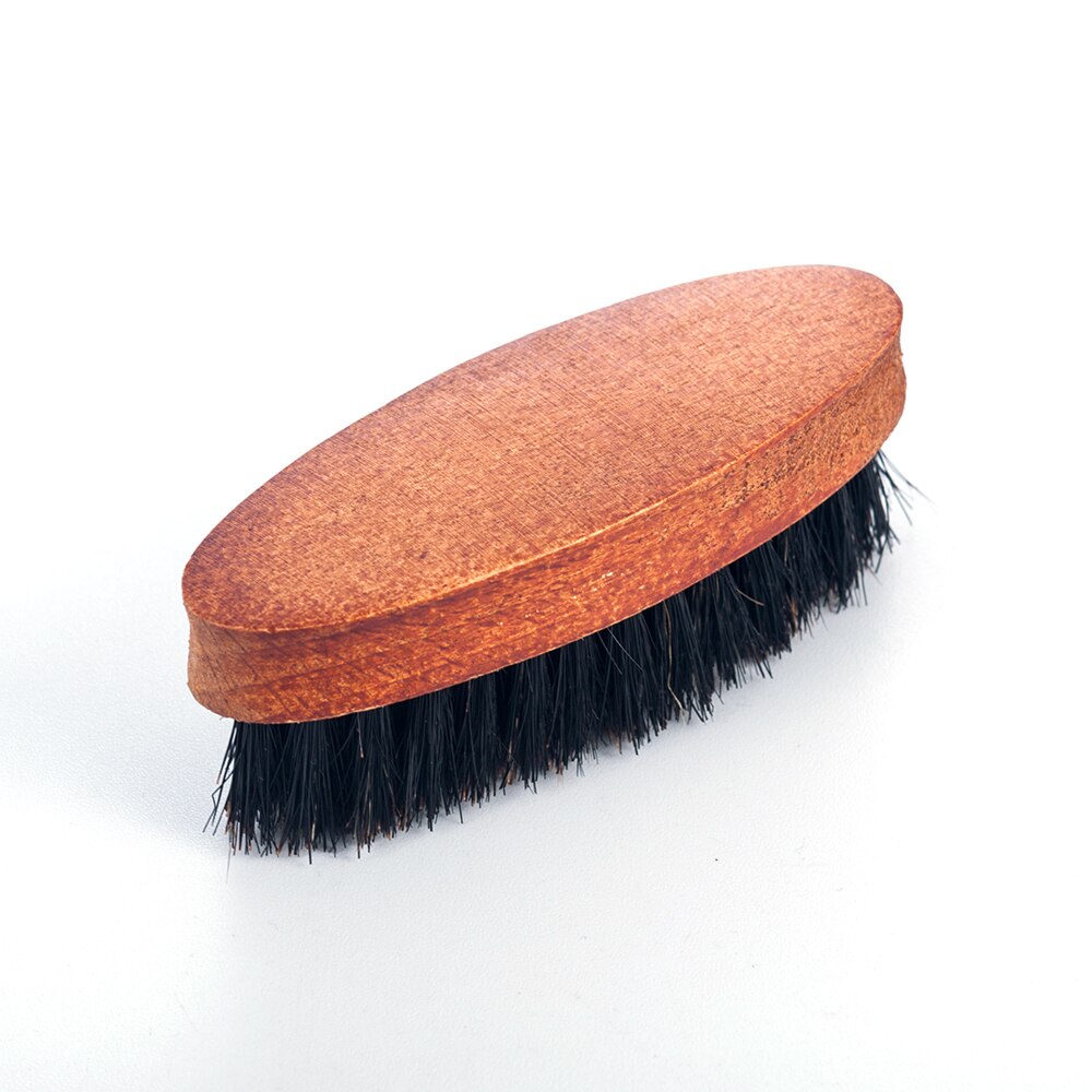 8cm natuurlijke baardborstels van zwijnenhaar voor mannen, bamboe gezichtsmassage die wonderen doet bij het kammen van baarden en snorren