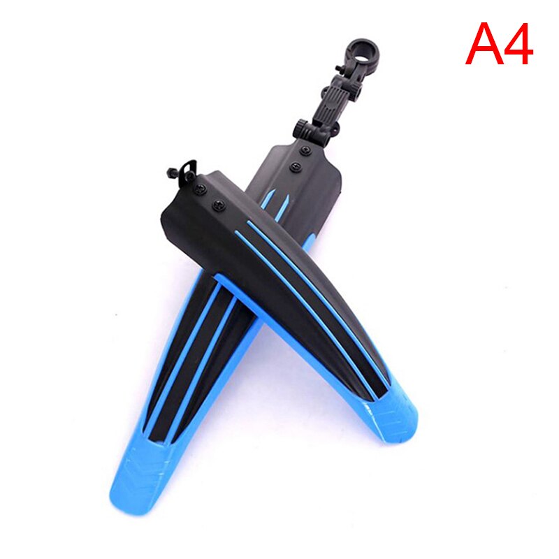 2pcs Mountain Bike Bicycle Cycling Road Tire Front Rear Mudguard Fender Set Mud Guard: A4