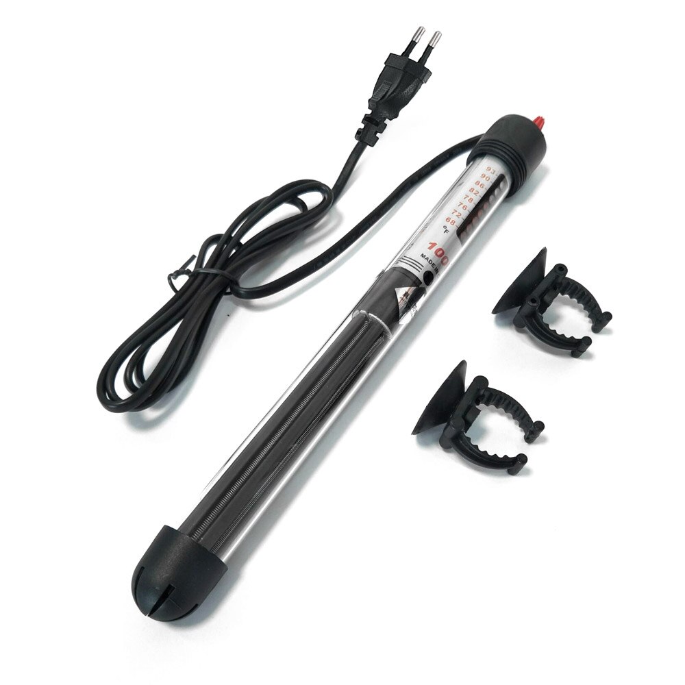 New UE EUA Plug Aquário Submersível Ajuste da Temperatura do Aquecedor Aquecimento Rod Para Aquarium Fish Tank 25 W/50 W /100 W/200 W/300 W