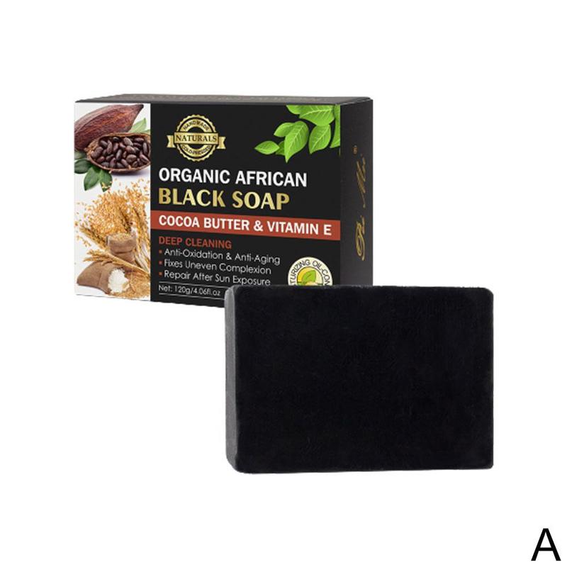 Jabón de bambú de turmalina Natural, jabón negro de turmalina de 50g, carbón de Jabón tradicional de hierbas para acné, energía y acné, K8I6 Ac, 1 unidad: A