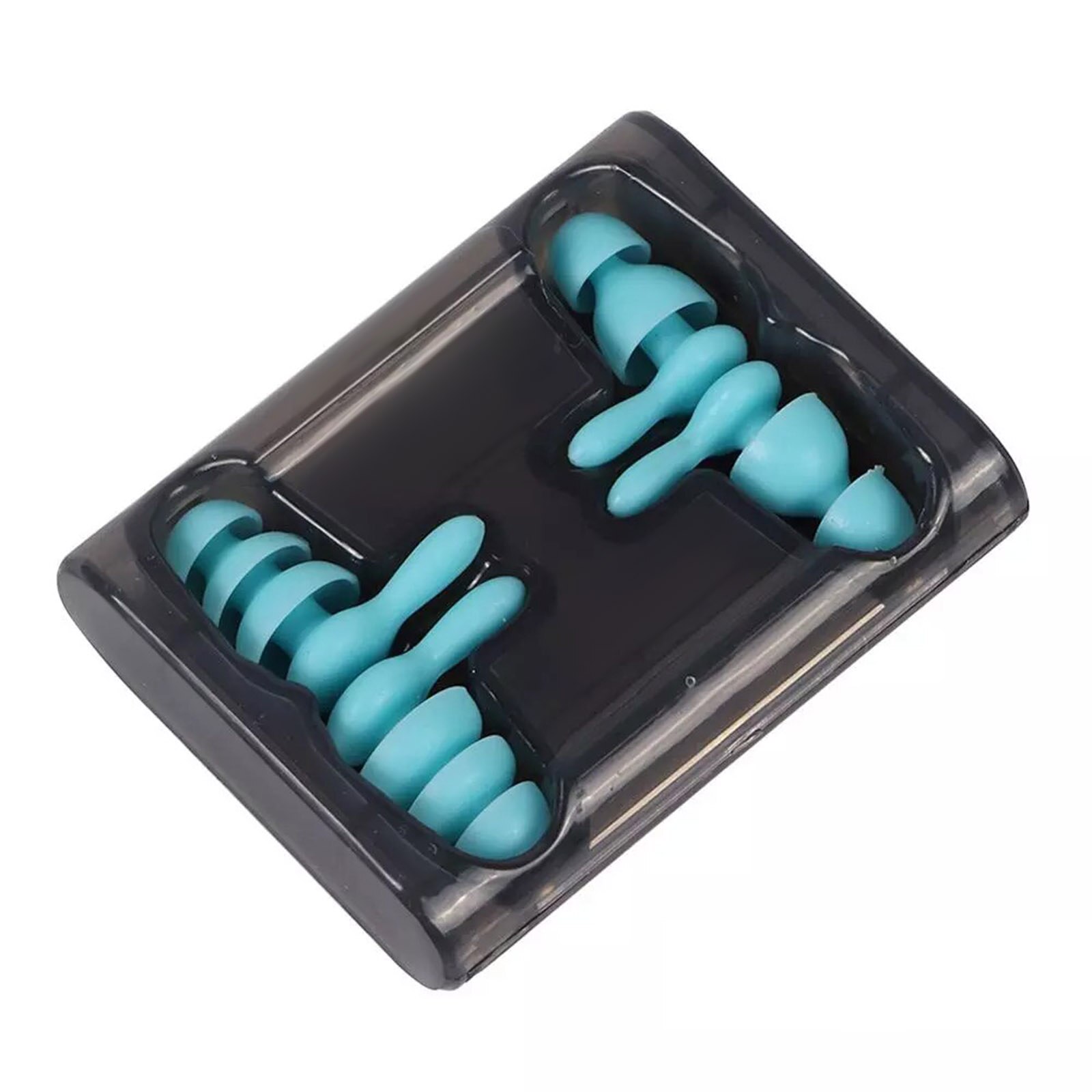 2 Pairs Soft Silicone Ear Plug Noise Cancelling Ear Plugs Reusable Sound Blocking Reduction Ear Buds for Sleeping Snoring Travel: Blue