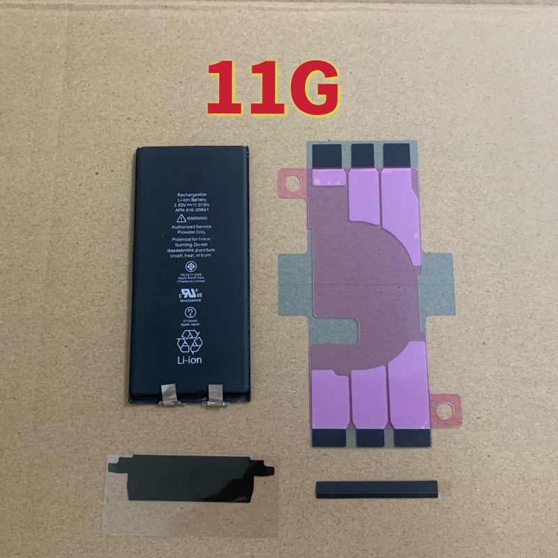 Rechargeable Battery Cell No Flex For iPhone XR XS 11 Pro 12 13 Max Mini Phone Repair Tools Corby Bolts Kit Sets: 11