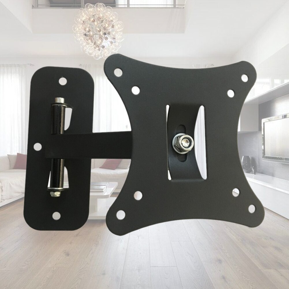 10-26inch LED Monitor TV Wall Bracket Swivel Mount Universal Home KTV 180 Degree Rotating LCD Adjustable Flat Screen Heavy Duty