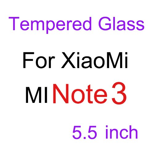 2PCS Tempered Glass For Xiaomi Mi6 Mi5 Mi5C Mi5S Mi 6 5 5C 5X 5S A1 4i Plus Case For Xiaomi Redmi 4 4A 4X Pro Note 4X 4 5A Cover: XiaoMi Note3