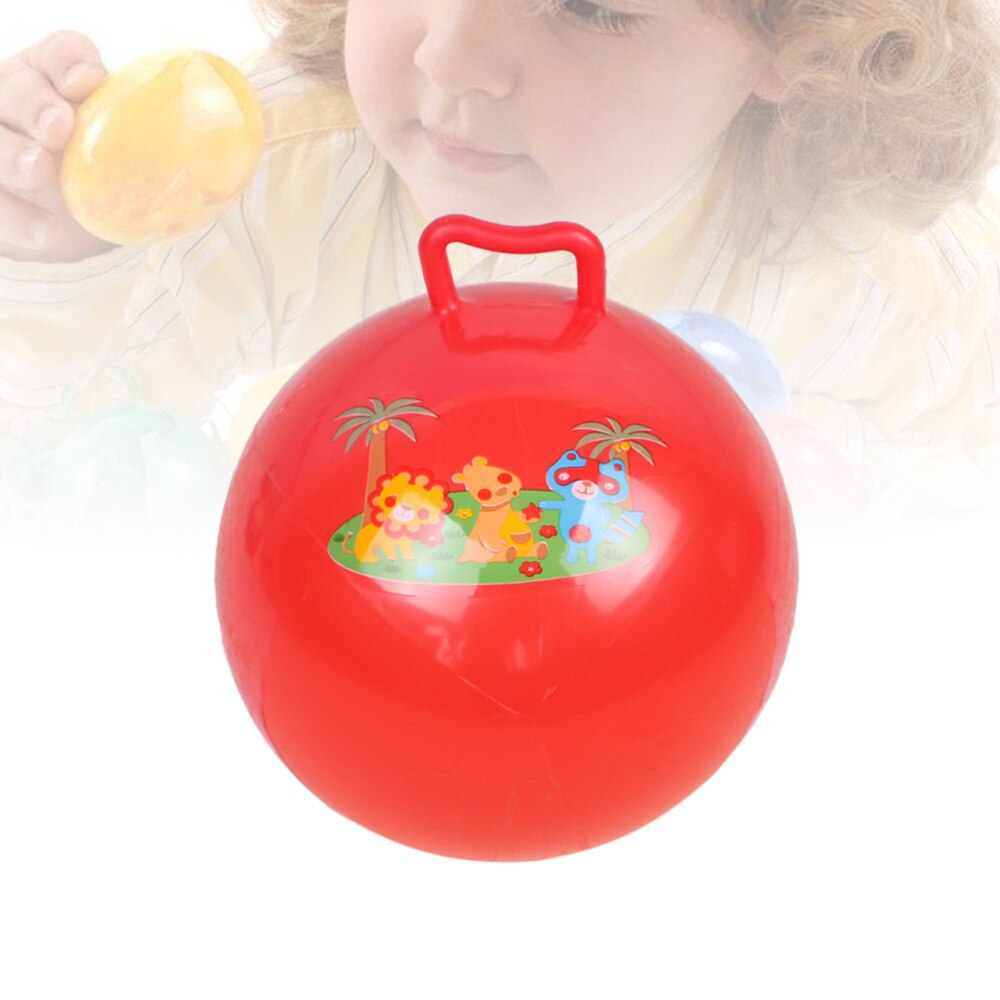1PC Bounce Ball Inflatable Easy Grab PVC Durable Hopper Ball Jumping Ball Inflatable Hop Ball for Kindergarten