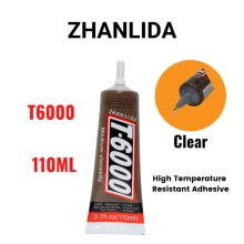 15Stck 110ML Zhanlida T6000 Klebstoff Telefon Glas Kleber Reparatur Punkt Diamant Schmuck Kleber praktisch berühren Bildschirm