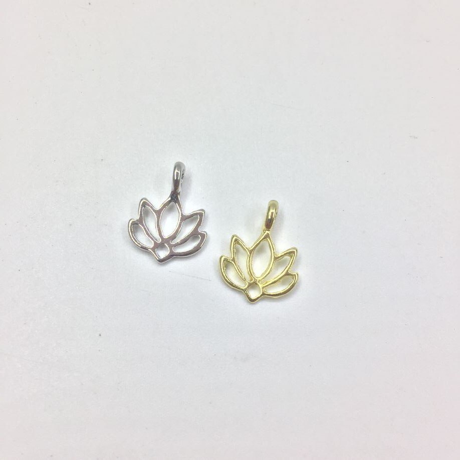 Eruifa pretty 20 kpl 12*10mm mini lotus sinkkiseoksesta hurmaa kaulakoru, korvakoru rannekoru koru itse tehty käsintehty 2 väriä
