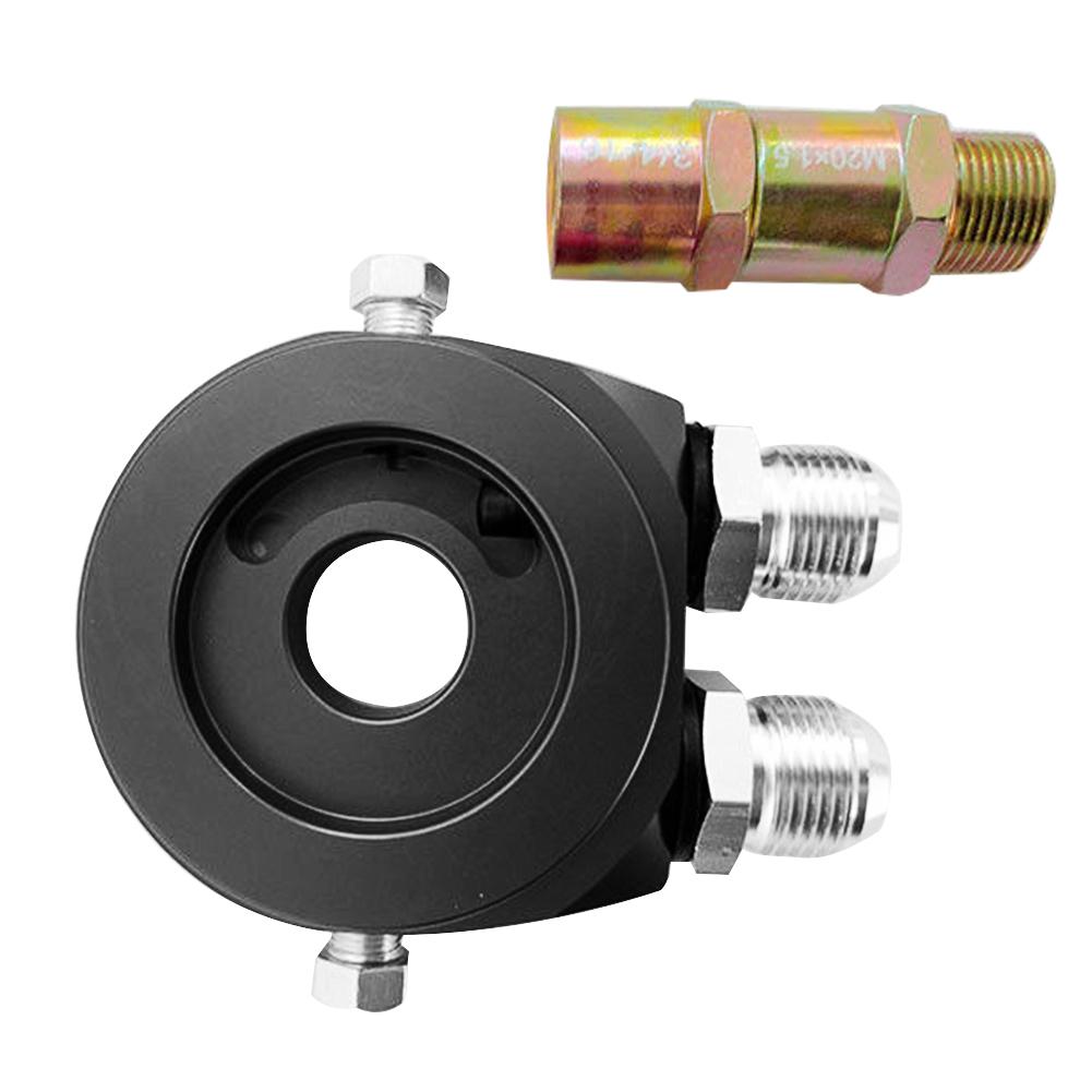 M20 x 1.5 10an inlopp utlopp oljefilter kylare flytta adapter sandwichplatta biltillbehör