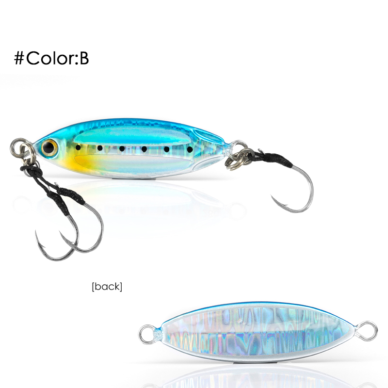 LETOYO, 28/40/60g, leurre métallique phosphorescent pour la pêche en mer, appât artificiel idéal pour la pêche à la turlutte,jigs pêche en mer, peche en mer leurre dur leurres de pêche mer leurre peche en mer jig peche: 120mm / Marron