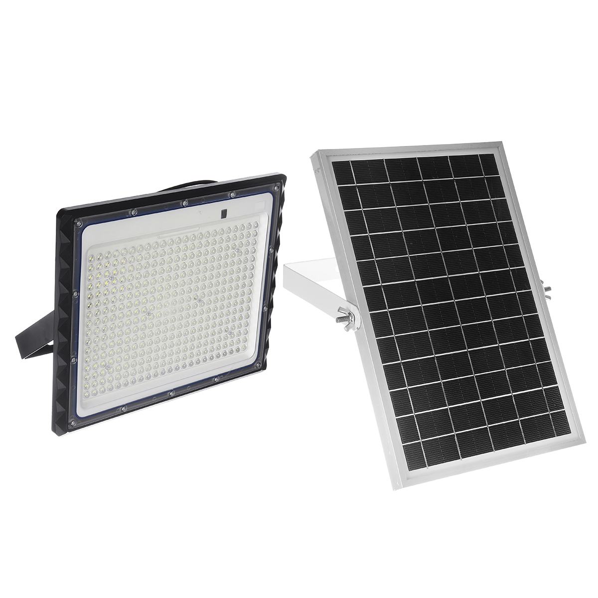 100W 150W 300W 400W Lens LED Solar Flood Light Outdoor Wall Street Lamp IP65 Waterproof Landscape Lighting with Remote Control