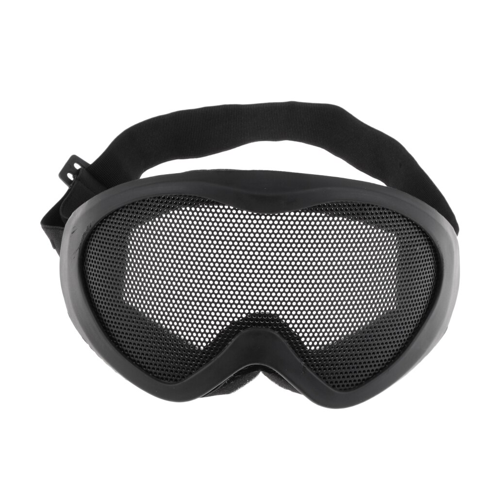 UV400 Staal Mesh Goggles No-Fog Beschermende Voor Oogbescherming Schieten Accessoires