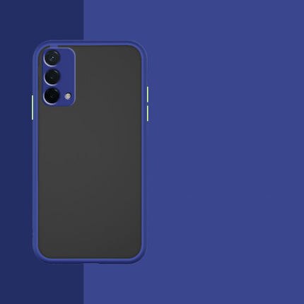 Realme gt Meister Fall matt armor Rahmen Kamera schützend Fall Pro realme gt Meister Startseite Pro realme gt Meister Forscher: Gt Meister Forscher / Dunkelblau