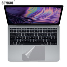 Laptop skin touch pad beskyttelsesfilm for apple macbook air pro 16 elektrostatisk pasta touch pad track pad ripebestandig film