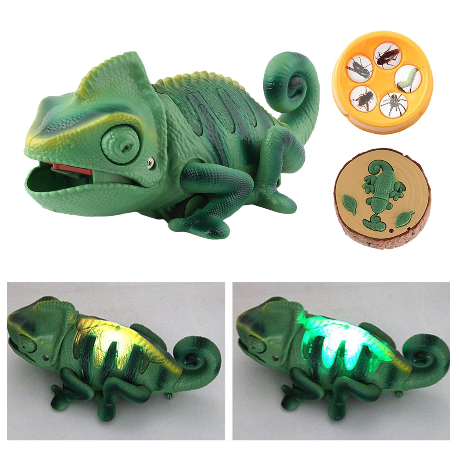 Afstandsbediening Kameleon Speelgoed Met Multi Gekleurde Led-verlichting, Duurzaam Rc Speelgoed Voor Kinderen, schattige Dieren Speelgoed Voor Kinderen