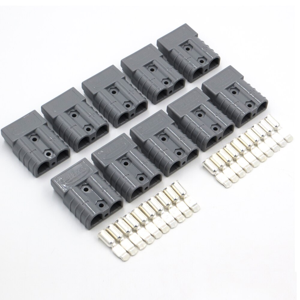 Conector de alimentación para batería de coche eléctrico, terminales de Cable UPS de CC 50A 120A 600V, 10 piezas X SB350 SB175 SB120 SB50, enchufe rápido SB50