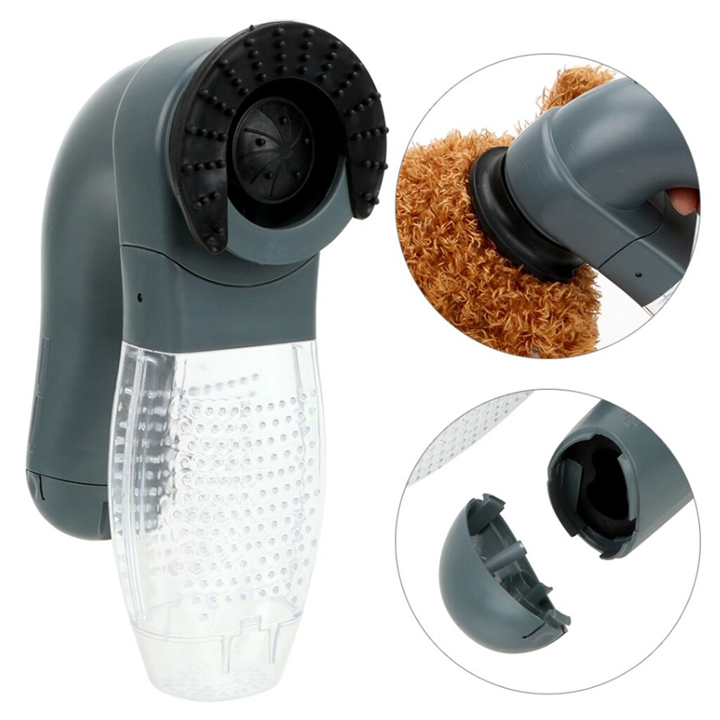 Elektrische Pet Hair Sucker Draagbare Stofzuiger Bont Haar Remover Borstel Kat Hond Kam Grooming Zuig Apparaat Huisdier Accessoires