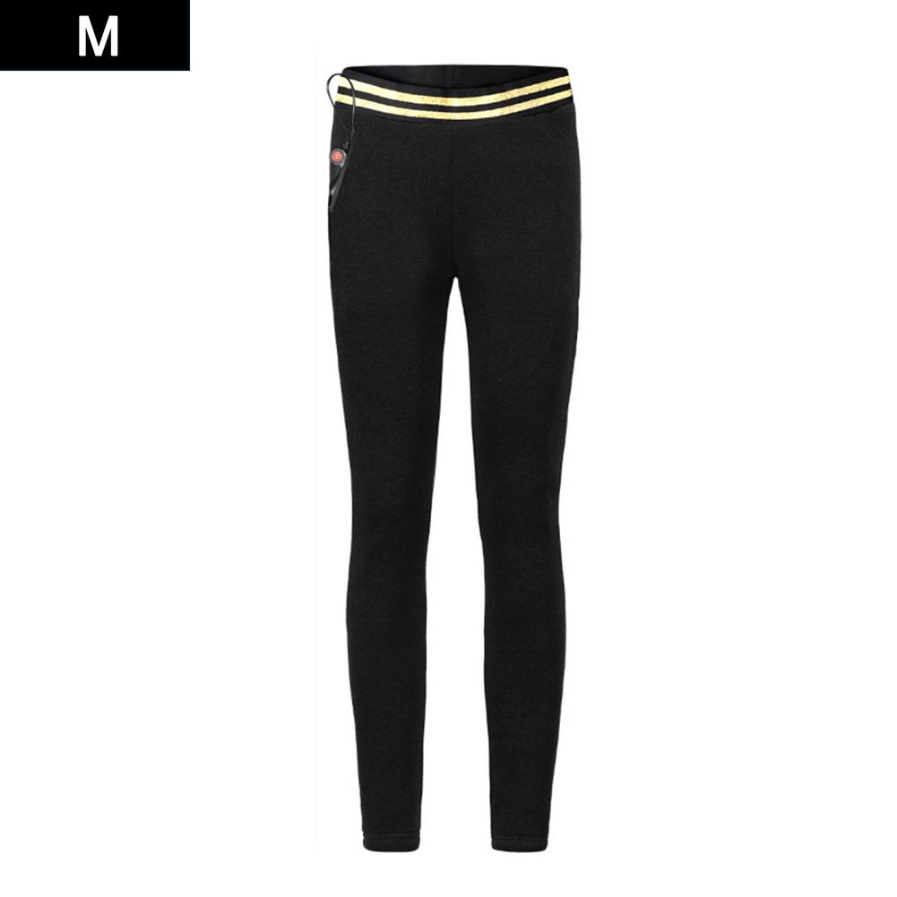 Smart Leggings Heating Electric Underwear For Women: Black M