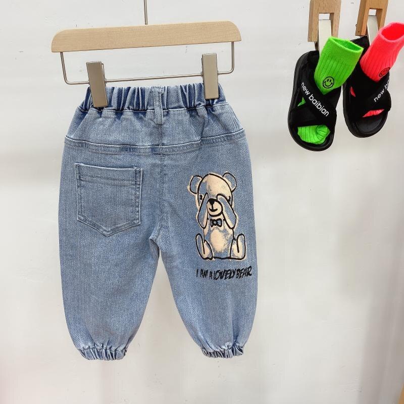 Pantalones vaqueros para niñas y niños, bonitos pantalones vaqueros para bebés y niños,