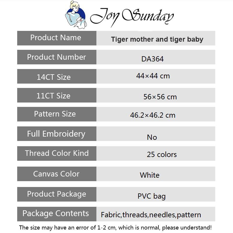 Polar Bear and Tiger Patterns Count Printed Canvas Embroidery Needlework Cross stitch kits DIY Handmade Crafts Factory