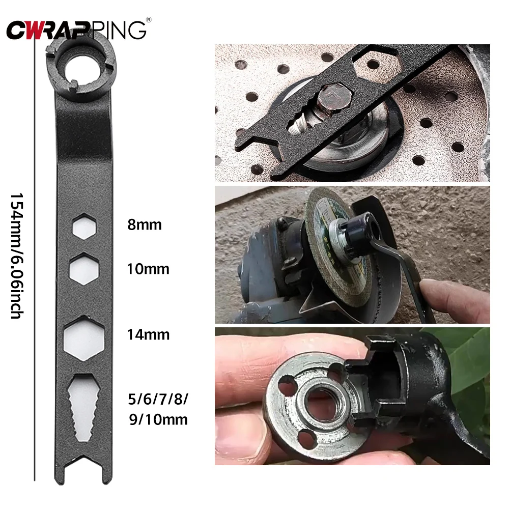 Motorhandgereedschap Vierklauwen Grinder Grinder Stelsleutel Praktische verwijderingssleutel Werkplaatsuitrusting Auto-accessoires