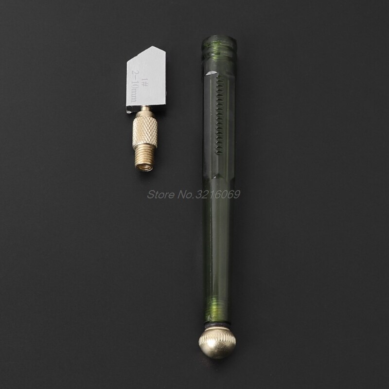 Diamond Tip Antislip Carbide Metal Plastic Handle Oil Feed Glass Cutter Tools Whosale&amp