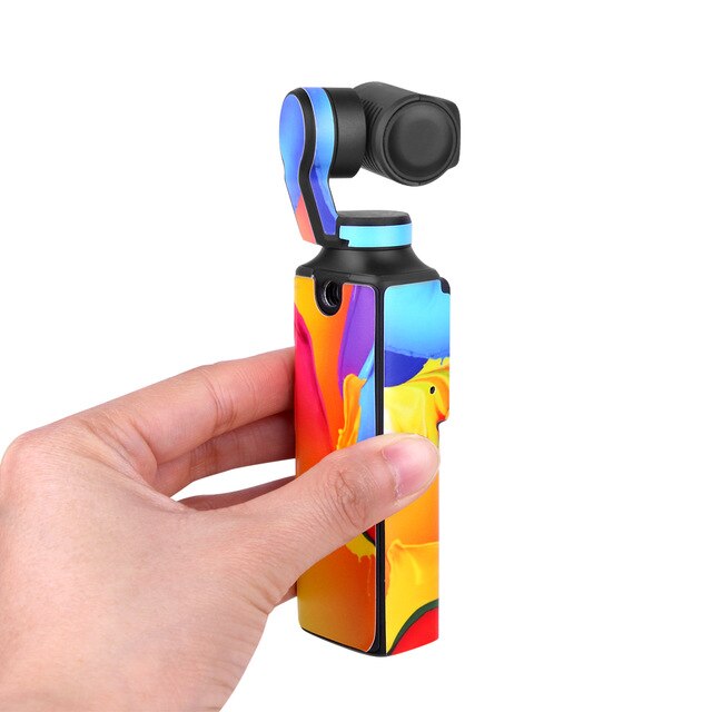 Sunnylife PVC Protective Stickers Film Scratch-proof Decals Skin for FIMI PALM Gimbal Camera Accessories: 8-Greasepaint