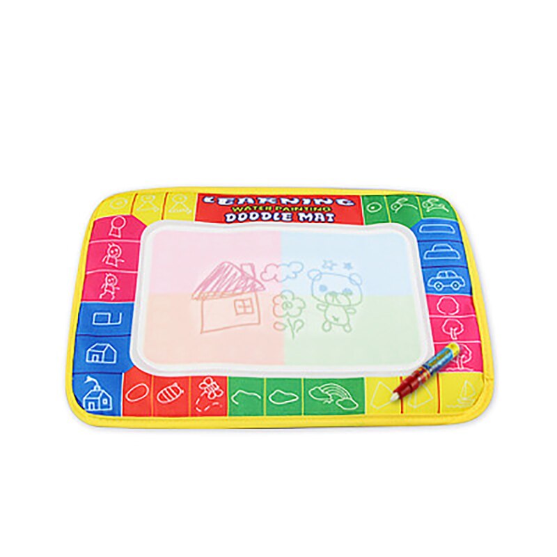 Magique eau dessin toile enfants Aqua Doodle dessin peinture tissu écriture tapis conseil enfant Fun & Edcational outils 29*19cm