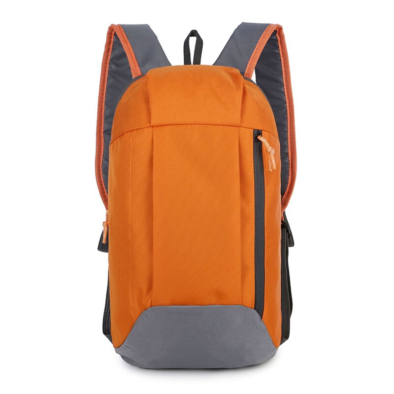 Mochila deportiva para el aire libre, mochila ligera informal Unisex de verano para viajes, mochila impermeable para hombres y mujeres para ir de excursión: Orange