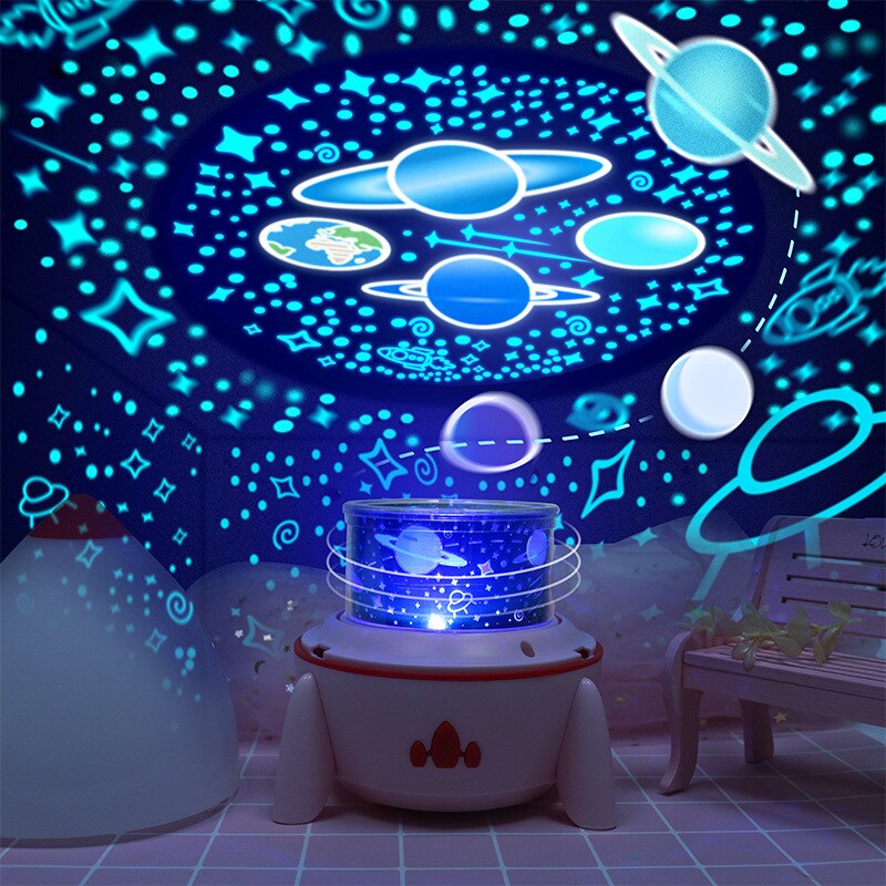 Sound-Activated LED Starry Water Wave Music Projector Light Bluetooth Music Player Remote Projector Light Wedding Decor D20
