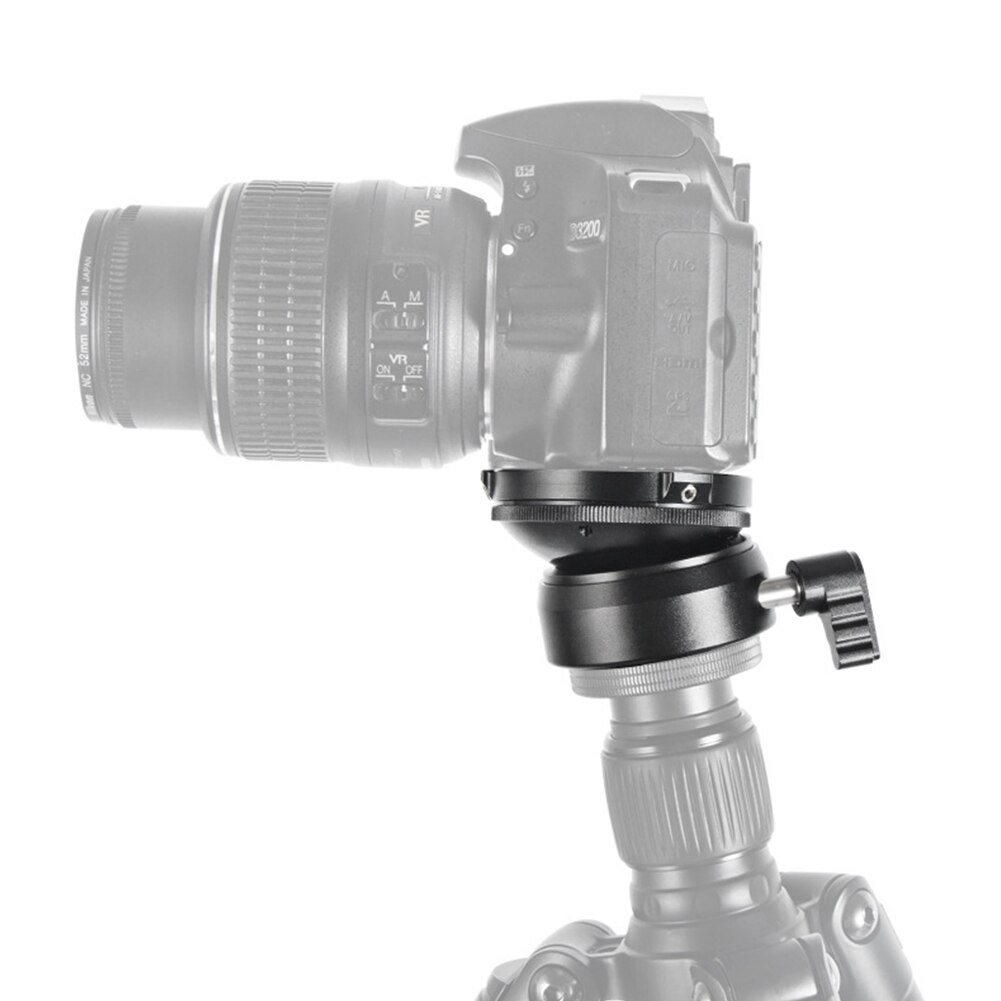 Universal Panoramic Head DSLR Camera Adjusting Plate Table Aluminum Alloy Horizontal Tripod Leveling Base Portable