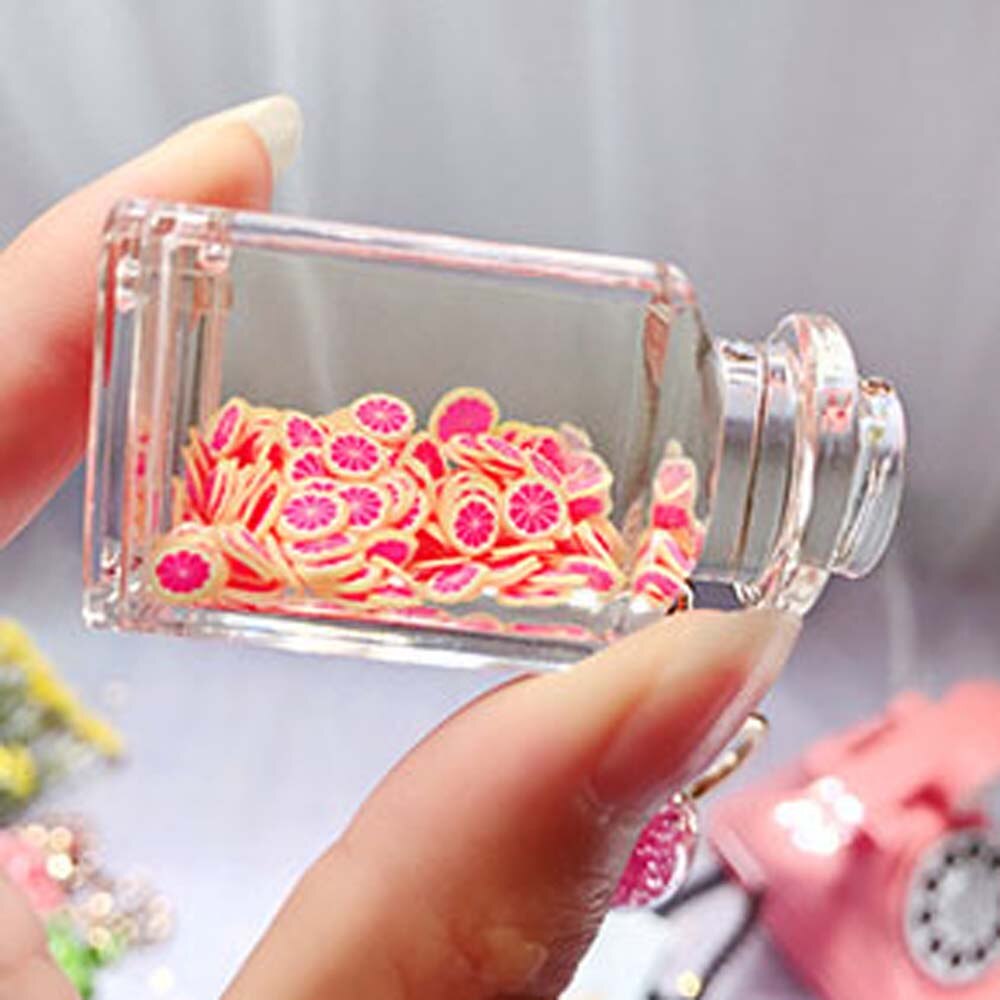 1 pcs Quicksand Bottle Glitter Key Chain Cartoon Liquid Floating Fruit Keychain Keyring Backpack Pendant for Women
