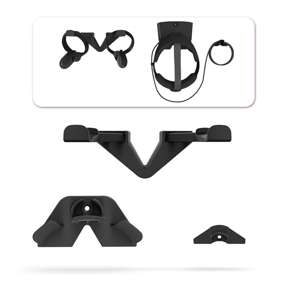 Wall Mount Holder Opslag Beugel Voor Oculus Rift S Vr Headset Touch Controllers Kabel Accessoires Kit Muur Haak Stand