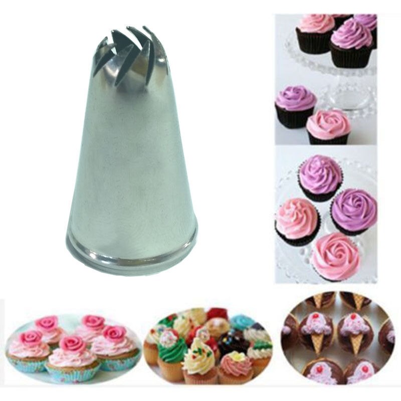 LIMITOOLS Stainless Steel Flower Tips Cake Nozzle Cupcake Sugar Crafting Icing Piping Nozzles Pastry Tool Kitchen accessori
