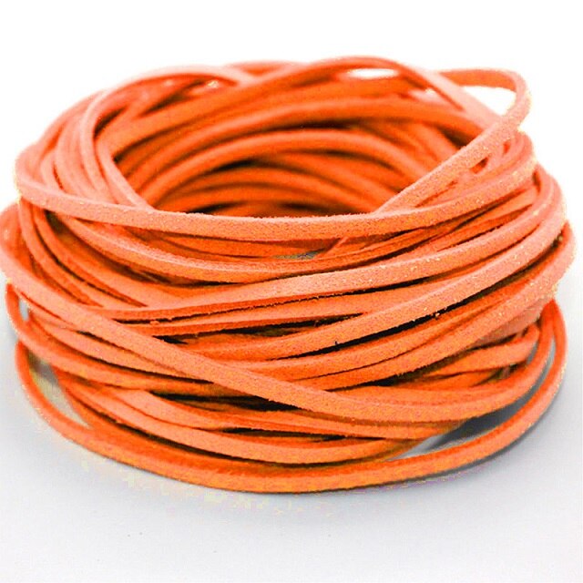 10pcs Suede Flat Leather Cord Bracelet Faux Velvet Cords Necklace Rope Thread String Necklace DIY Jewelry Findings 2C0137: 8