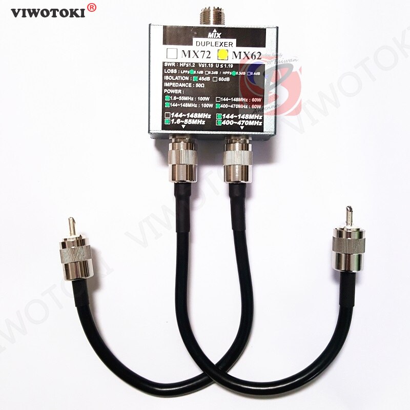 MX62 Schinken Antenne Combiner Verschiedene Frequenz (HF / VHF / UHF) linear Combiner Transit Bahnhof Duplexer