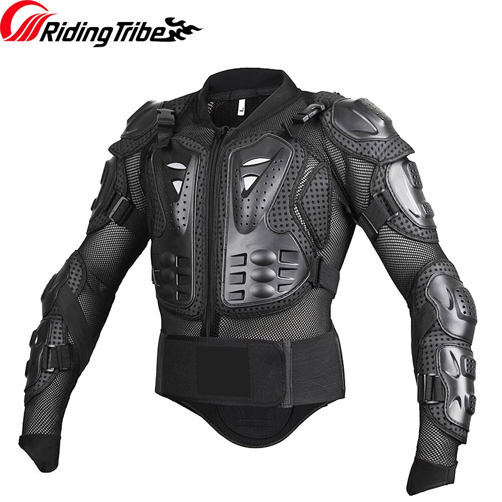 Ridestamme motorcykel rytter kropspanser motocross off-road sikkerhed beskyttelse jakke bryst og rygsøjle beskytter gear sæt
