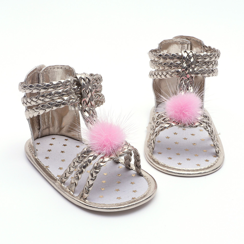 Sommer bling nyfødt babysko udendørs småbørn prinsesse pigesandaler fritidssko 0-12 m: 0-6 måneder