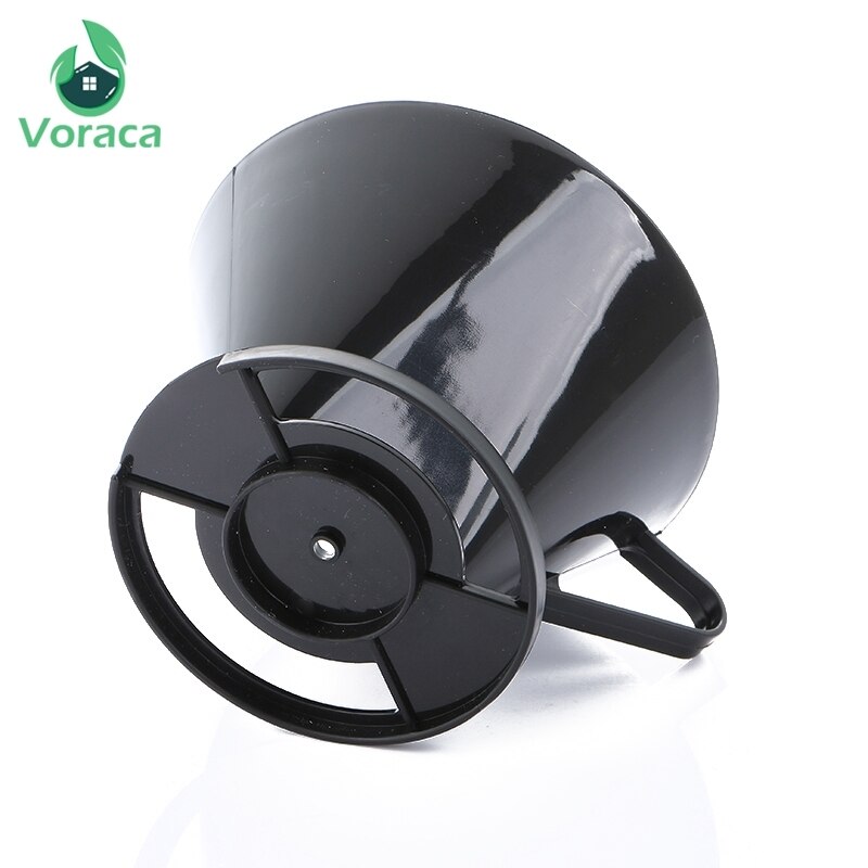 Filtre anti-goutte de café noir | Plastique réutilisable, cône de café noir, cafetière simple, tasse Pour le café filtre anti-goutte entonnoir, accessoires Pour Barista