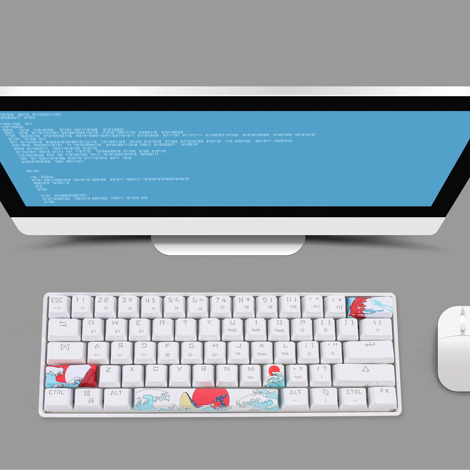 4pcs Lovely Keyboard Key Caps Home Computer DIY Keycaps Kit Keyboard Supply