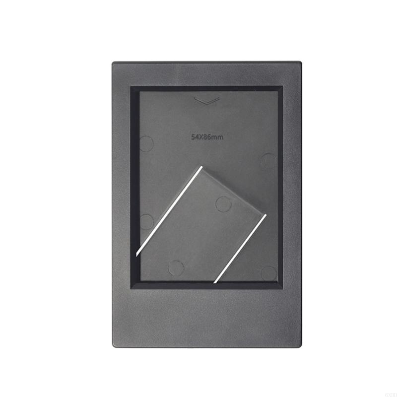 6XDD 3 Polegada Mini Moldura para Molduras Arte Infantil para Desktop Photo Display Stand Decoração Casa: Preto