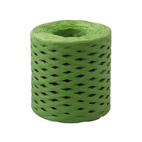 200m Papier Touw Raffia Lint Kant Wikkelen Touw Geschenkdoos Wikkelen DIY Scrapbooking Ambachten Birthday Party Bruiloft Decoratie: green